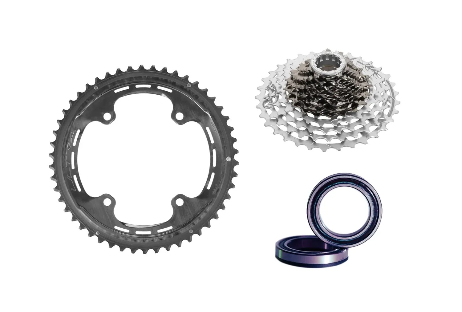 CAMPAGNOLO SR WRL Ultra Kit - plateau (carbon) + cassette + USB roulement QCK-TECH