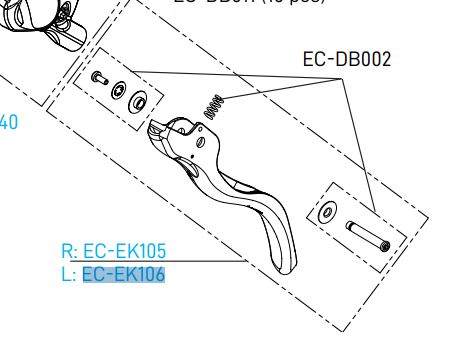 CAMPAGNOLO Ekar Bremshebel, links