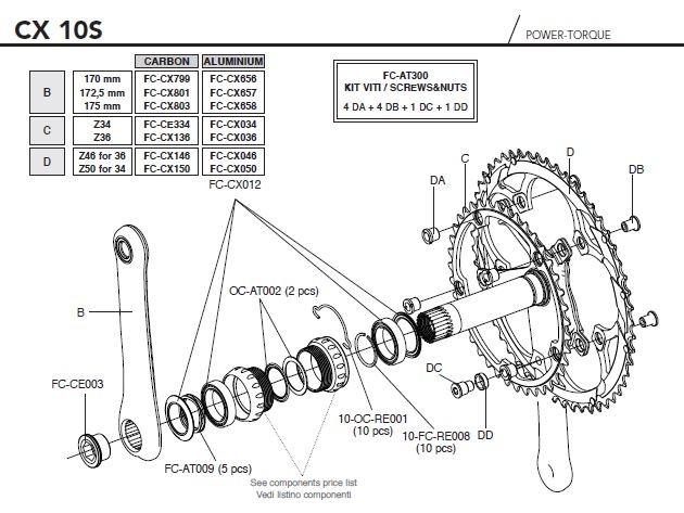 CAMPAGNOLO Cyclocross Kettenblatt, 10s