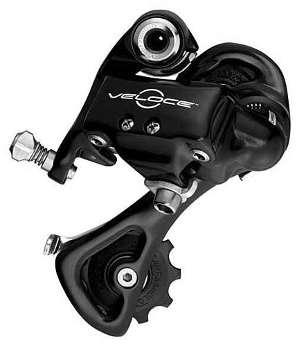 CAMPAGNOLO Veloce Schaltwerk, kurz, schwarz, 10s