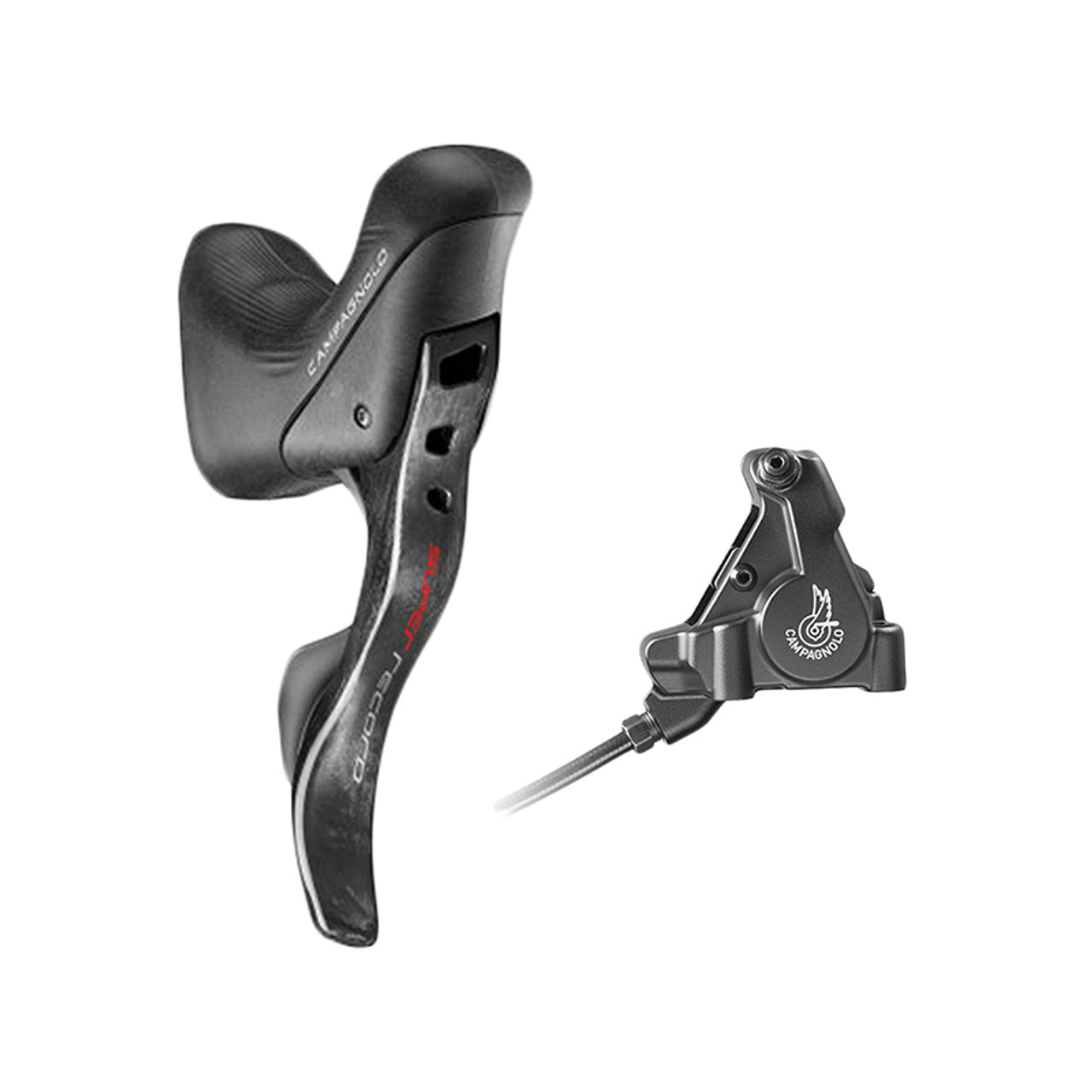 CAMPAGNOLO Super Record Ergopower rechts + 140 Bremssattel hinten, 12s