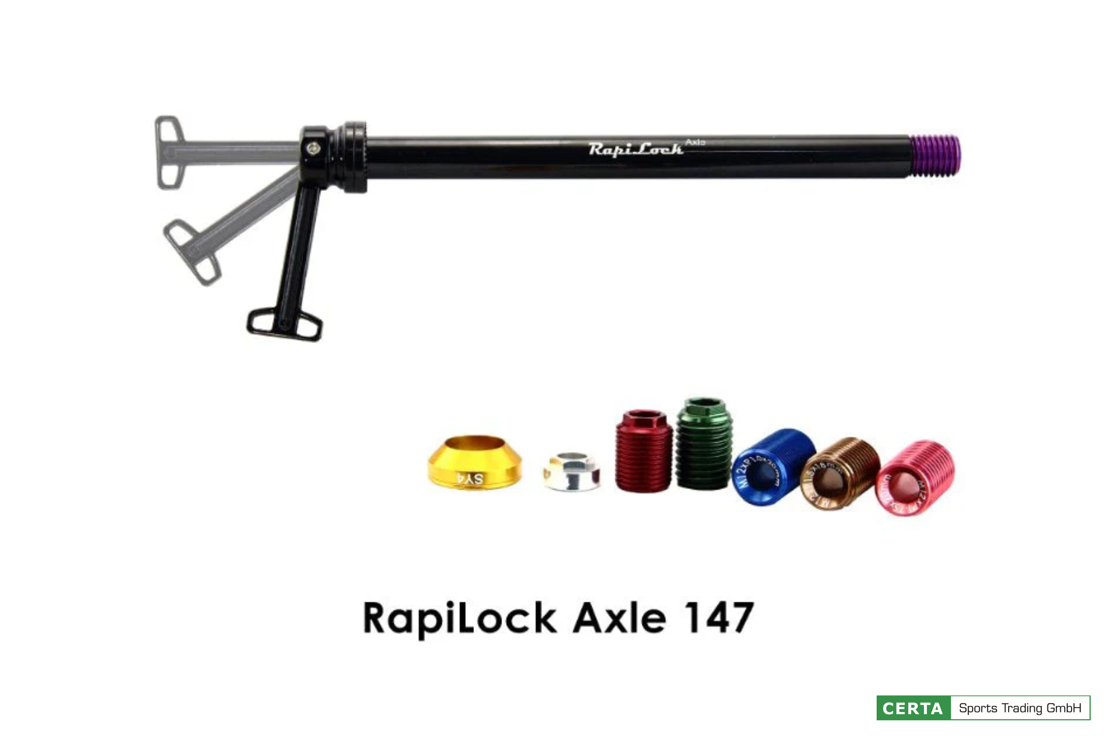 CERTA Sports Trading GmbH (620730) RAPILOCK Achse Road hinten