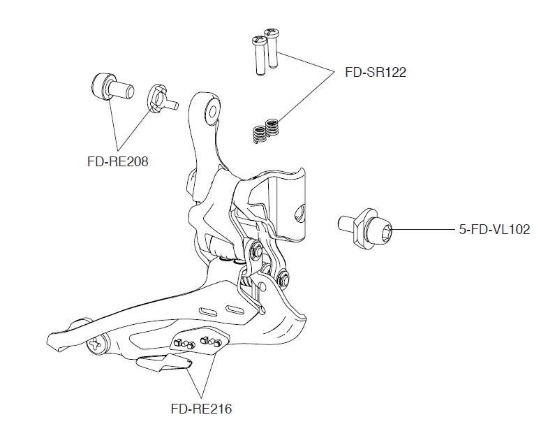 CAMPAGNOLO Befestigungsschraube 5mm + U-Scheibe