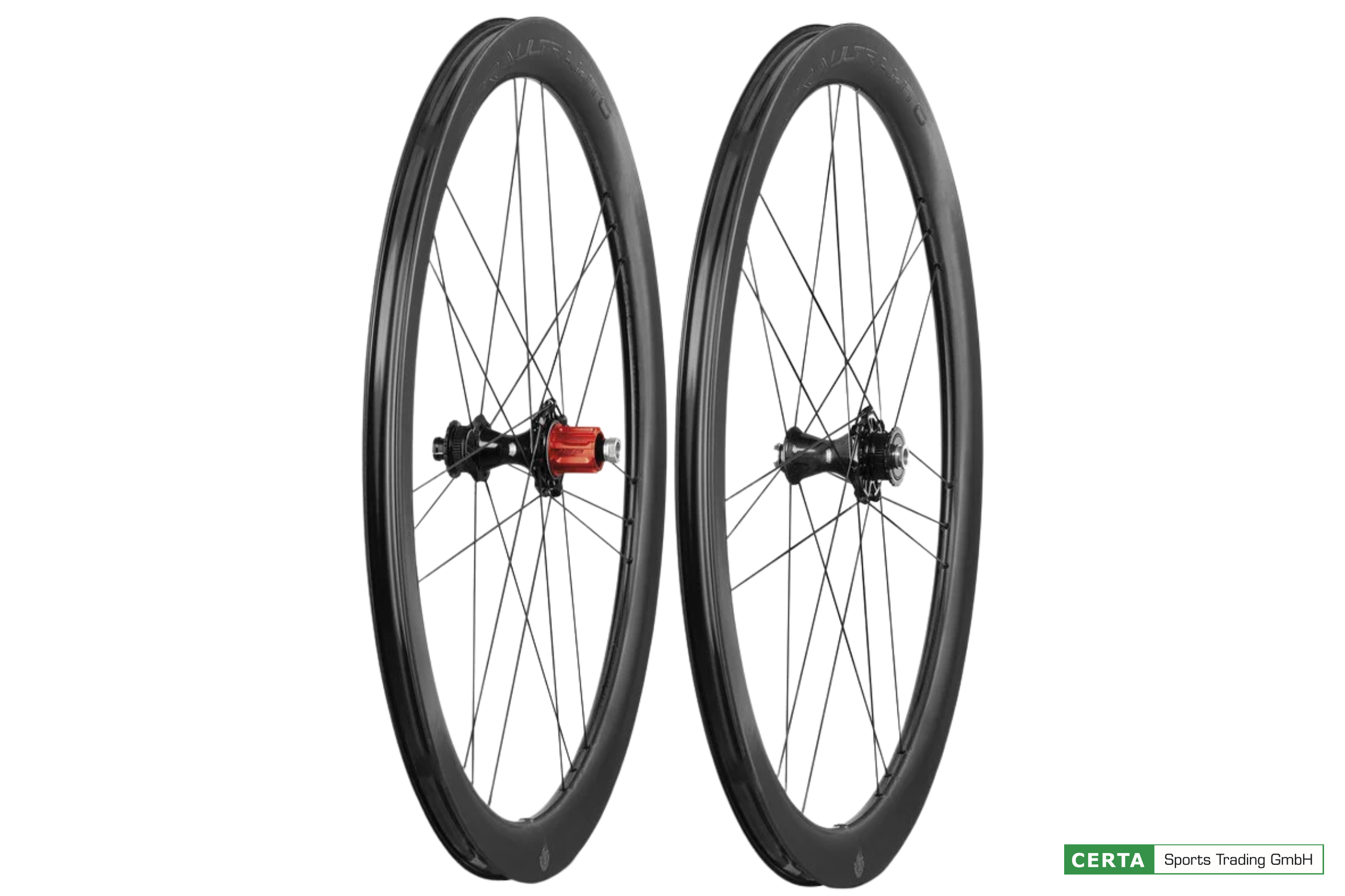CERTA Sports Trading GmbH (schwarz chrom) CAMPAGNOLO Bora Ultra WTO 45 DB C23 Radsatz