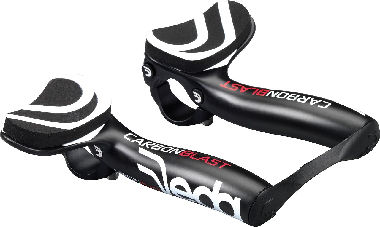 DEDA Blast carbon fixation de guidon, noir mat, Ø31.7