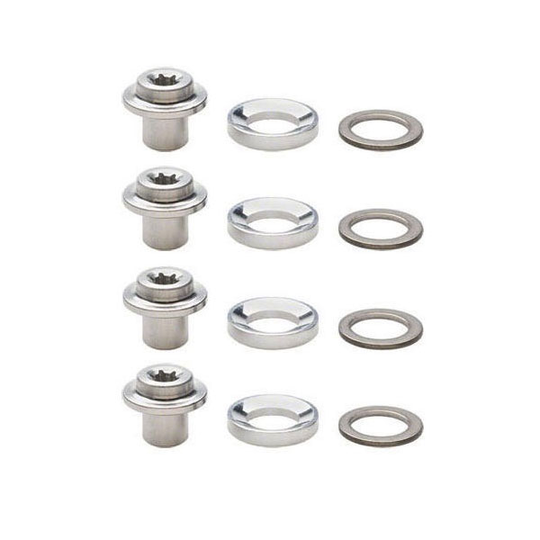 CAMPAGNOLO Ecrou et bague fixation porte-patin (4 pcs.)